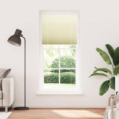 Pliss rolgordijn 85x200 cm stofbreedte 84,4 cm polyester crme - thumbnail