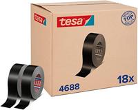 tesa tesaband 4688 Standard 04688-00000-00 Textieltape Zwart (l x b) 50 m x 50 mm 18 stuk(s) - thumbnail