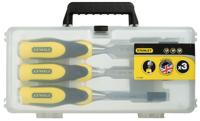 Stanley handgereedschap Steekbeitelset Dynagrip 3Dlg. (12,18,25 mm) - 2-16-883 - thumbnail