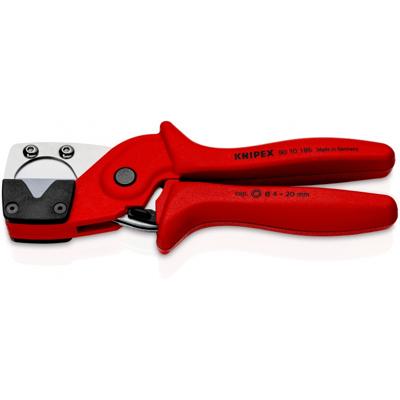 KNIPEX 90 10 185 Buizensnijder voor meerlaagse en pneumatische | Slangen van kunststof | Met Glasvezel - 90 10 185