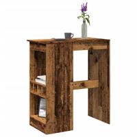 Bartafel met rekken 90x47,5x103,5 cm bewerkt hout oud houtkleur - thumbnail
