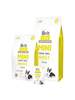 Brit Care Mini Adult Lamsvacht - hypoallergeen en grain vrij - voor kleine honden - 2 kg