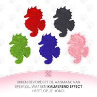 Eat Slow Live Longer Lick Mat Seahorse Blauw - thumbnail