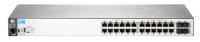 HPE Aruba 2530-24-PoE+ - Switch - Beheerd - 24 x 10100 + 2 x Gigabit SFP + 2 x 101001000 - desktop, rack-uitvoering, wandbevestiging - PoE+ - thumbnail