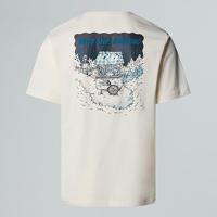 The North Face Powder Days Relaxed Graphic S/S T-shirt White Dune S - thumbnail