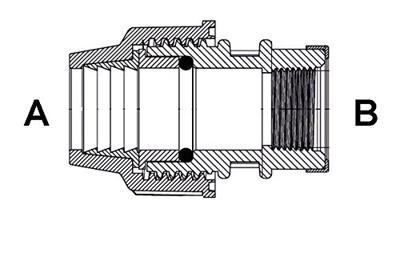Cornat Pe-Verloopstuk 40Mmv X 1 1/4V - T610240 Cornat Pe-Verloopstuk 40Mmv X 1 1/4V - T610240