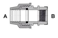 Cornat Pe-Verloopstuk 40Mmv X 1 1/4V - T610240 - thumbnail