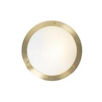 QAZQA Smart plafonnière goud 31 cm IP44 incl. Wifi A60 - Yuma - thumbnail