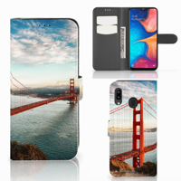 Samsung Galaxy A30 | Flip Cover | Golden Gate Bridge - thumbnail