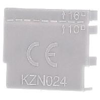 Hager KZN024 HAGER eindkap voor faserail 4-polig KZN024 End cap Wit 1 stuk(s) - thumbnail