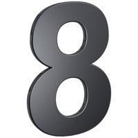Basi 7300-1008 Huisnummerbord Antraciet - thumbnail