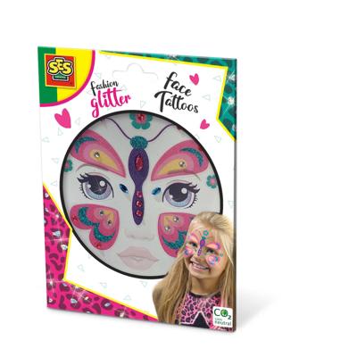SES Creative Fashion Glitter Gezicht Tattoo Vlinder