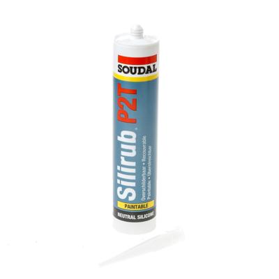 Soudal Silirub P2T | Beglazingskit | Transparant | 300 ml - 118973 Soudal Silirub P2T | Beglazingskit | Transparant | 300 ml - 118973