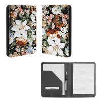 Unieke A5 Map | A5 Schrijfmap - B2C Telecom | Bloemen Dark Design - thumbnail