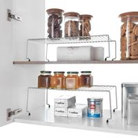 Metaltex sky ruimtewinner 2 etages 47x23x26 cm zilver - thumbnail