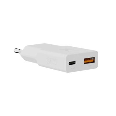 XTORM Go2 Series SlimLine Laadadapter 33 W 1x USB-A, 1x USB-C USB PD, Quick Charge 3.0 Wit Thuis, Binnen