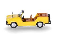 Herpa 024808-004 H0 Auto Trabant Kübel, geel - thumbnail