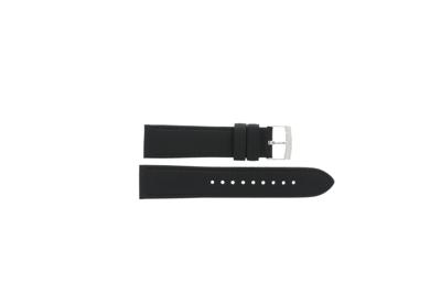 Horlogeband Armani AR1692 / AR80059 Leder Zwart 20mm