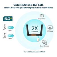 TP-LINK ARCHER MR600 Router Geïntegreerd modem: LTE 2.4 GHz, 5 GHz - thumbnail