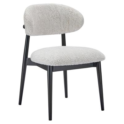 Richmond Eetkamerstoel 'Cherry' Chenille, kleur Crème Richmond Eetkamerstoel 'Cherry' Chenille, kleur Crème