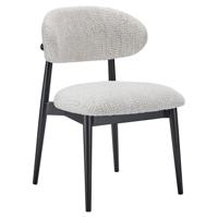 Richmond Eetkamerstoel 'Cherry' Chenille, kleur Crème - thumbnail