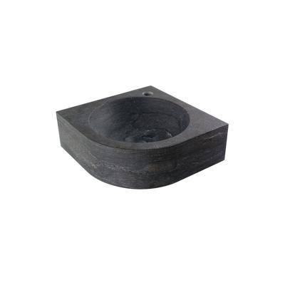 Fontein Sanilux Rondo Hardsteen 30x30x10cm Kwartrond met kraangat