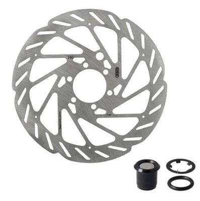 Elvedes Remschijf rvs 6-bouts 160mm met sensor magneet