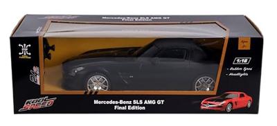 Kool Speed Rc mercedes-benz sls amg gt final edition 1:16 + licht zwart Kool Speed Rc mercedes-benz sls amg gt final edition 1:16 + licht zwart