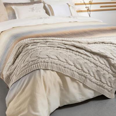 Dommelin Dommelin Plaid Maxi Wol Mix Naturel 90x150 cm