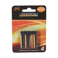 AAA-Batterijen Alkaline 4-pack - thumbnail