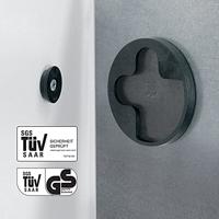 Sigel SI-GL263 Glasmagneetbord Artverum 480x480x15mm Brons - thumbnail