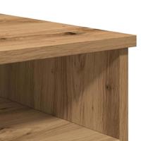 Tv-meubelen 2 st 80x35x36,5 cm bewerkt hout artisanaal eiken - thumbnail