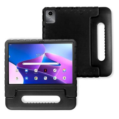 Lunso Lenovo Tab M11 - EVA Schokbestendige Kinderhoes met handvat - Zwart Lunso Lenovo Tab M11 - EVA Schokbestendige Kinderhoes met handvat - Zwart