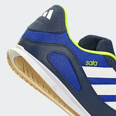 adidas Super Sala III Zaalvoetbalschoenen (IN) Blauw Donkerblauw Wit Neongeel