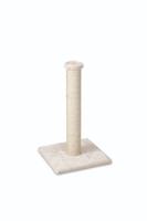 Beeztees gina - krabpaal - beige - 34x34x60 cm - thumbnail