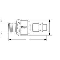 KS Tools 515.3395 NEW-53057 Perslucht-kogelgewricht 1 stuk(s) - thumbnail