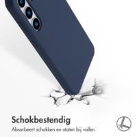 Accezz Liquid Silicone Backcover met MagSafe voor Samsung Galaxy S25 Plus Telefoonhoesje Blauw - thumbnail