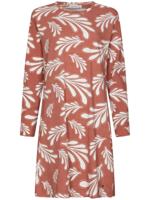 Steenrood katoenen nachthemd Pastunette - thumbnail