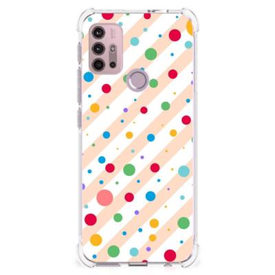 Motorola Moto G30 | G20 | G10 Doorzichtige Silicone Hoesje Dots Motorola Moto G30 | G20 | G10 Doorzichtige Silicone Hoesje Dots