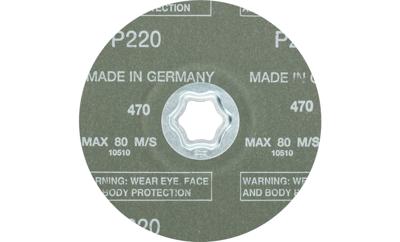 PFERD TOOLS 64191122 Combiclick korund fiberschijf Ø 125 mm A-COOL 220 voor roestvrij staal Diameter 125 mm PFERD TOOLS 64191122 Combiclick korund fiberschijf Ø 125 mm A-COOL 220 voor roestvrij staal Diameter 125 mm