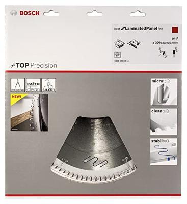 Bosch Accessoires Cirkelzaagblad Top Precision Best for Laminated Panel Fine 300 x 30 x 3,2 mm, 96 1st - 2608642105