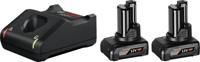 Bosch Professional 1600A01B20 GAL 12V-40 +2x GBA 6.0Ah Accu en acculader voor gereedschap 12 V 6 Ah Li-ion - thumbnail
