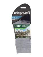 Bridgedale Lightweight Merino Performance 3/4 Crew Heren Wandelsok Silver/Navy L - thumbnail