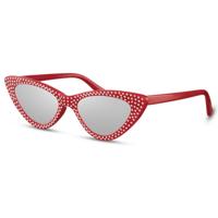 CWI zonnebril dames rood/smoke (CWI2252) - thumbnail