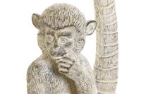 Decoratieve figuren DKD Home Decor Wit Aap Tropisch Decapé 15 x 12 x 29 cm - thumbnail