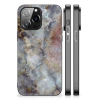 iPhone 14 Pro Max Marmeren Print Telefoonhoesje Marmer Grijs - thumbnail