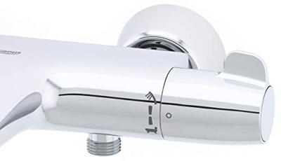 GROHE Grohtherm Special badkraan thermostatisch met omstel en koppelingen chroom 34665000 GROHE Grohtherm Special badkraan thermostatisch met omstel en koppelingen chroom 34665000