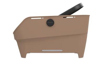 Fietsmand Basil Cento Neo MIK achter 46 x 23 x 14 cm - zand