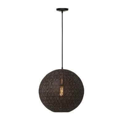 Freelight Hanglamp Oronero Ø 30 cm zwart-goud Freelight Hanglamp Oronero Ø 30 cm zwart-goud