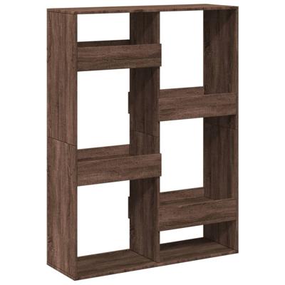 Kamerscherm 100x33x135 cm bewerkt hout bruin eikenkleurig